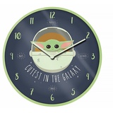 Pyramid International International Clock - Star Wars: The Mandalorian (Cutest In The Galaxy), 5050293854540, Mehrfarbig, 40x40