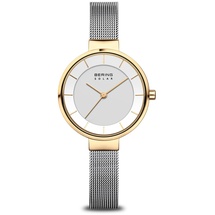 BERING Damen Uhr Quarz Movement - Solar Collection mit Edelstahl und Saphirglas 14631-024 - 5 ATM