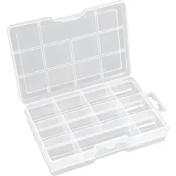 INLINE Kleinteile Leerbox, 11 Fächer, Abmessungen: 213x114x35mm
