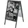 Showdown Kundenstopper A1 schwarz ZPA1G32MEC9005