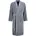 Bademantel Velours Blau L