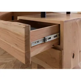 MASSIVMOEBEL24.DE Schreibtisch Akazie natur lackiert