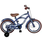 Kinderfahrrad Yipeeh Blue Cruiser 14 Zoll Fahrrad Rücktrittbremse 95% montiert - Blau