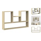 vidaXL Wandregal Sonoma-Eiche 99x15x60 cm Holzwerkstoff