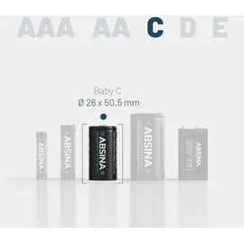 Absina Baby (C)-Akku NiMH 4500 1,2V 4St.