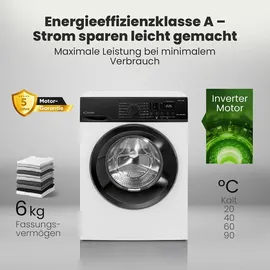 Bomann WA 7162 Waschmaschine (6 kg, 1000 U/min)