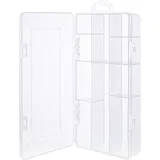 InLine Kleinteilebox 10 Fächer 206x107x33 mm Transparent