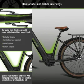 Sachsenrad E-SUV All Terrain E-Bike S5G Centro 2026 28 Zoll RH 54 cm Unisex schwarz