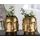 Casablanca by Gilde GILDE Vase Blumenvase aus Keramik - Gesichtsvase Nichts sehen hören Sagen - wasserdicht europäische Herstellung - Farbe: antik Gold Höhe 23 cm