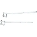 Sauvic Verstellbare Wäscheleine Für Geländer - White - One Size