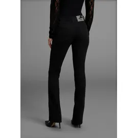 Arizona Bootcut-Jeans "Baby-Boot", Bootcut-Stil, figurbetonte Passform, mit Used-Effekten, Gr. 34