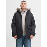 JACK & JONES Regular Fit Parka mit Kapuze Modell 'CHARLIE', Black, S
