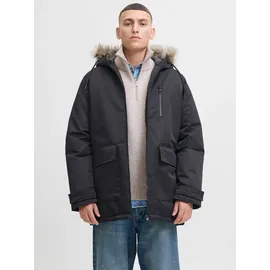 JACK & JONES Regular Fit Parka mit Kapuze Modell 'CHARLIE', Black, S