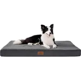 Hundebett Orthopädisch 128 x 80 cm braun