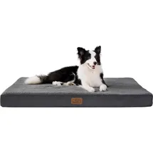 Hundebett Orthopädisch 128 x 80 cm braun