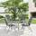 Juskys Milano Set 5-tlg. silbergrau