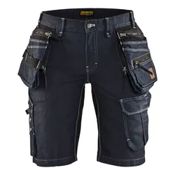 Damen Jeans Handwerker Shorts "7992" X1900 marine - C36 - Blau