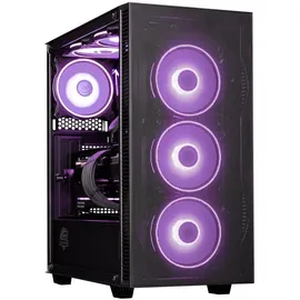 One Gaming Gaming PC Next Level II - Ryzen 5 5600X - RX 9060 - 480 GB NVMe - 16GB RAM - Schwarz