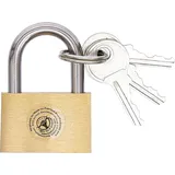 BGS Do it yourself Messing-Vorhängeschloss 30 mm