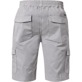 PIONEER JEANS Chinoshorts "COBY", Herren, Gr. 36, N-Gr, silber (silber lining), Web, Obermaterial: 100% Baumwolle, PIONEER AUTHENTIC JEANS, straight fit, Hosen Chinoshorts, Sommerhose