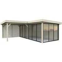 Palmako Gartenhaus Lenna 5,88 x 5,88 m Transparent