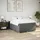 vidaXL Boxspringbett 140 x 200 cm Dunkelgrau