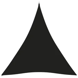 vidaXL Sonnensegel Oxford-Gewebe Dreieckig 3x4x4 m Schwarz