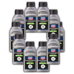10x 500ml LIQUI MOLY 21161 Bremsflüssigkeit Bremsflüssigkeit DOT 5.1 Brake Fluid