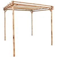 vidaXL Pergola Bambus 170 x 170 x 220 cm Braun