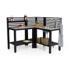 Brafab Outdoorküchen-Modul Arbeitsmodul Bellac Aluminium Schwarz