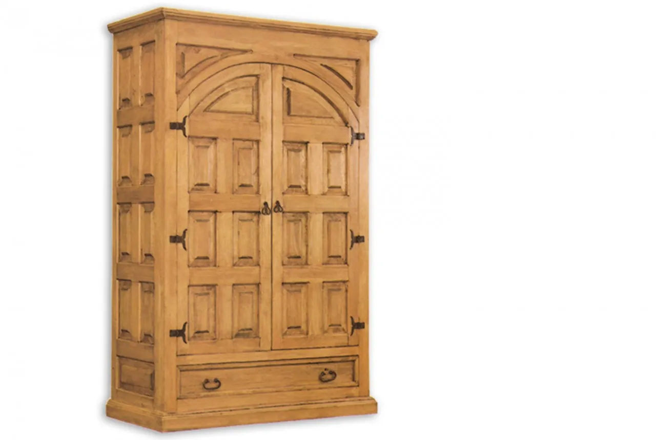 XXL Kleiderschrank Dielenschrank Mexico, Pinie massiv