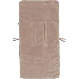 jollein Mini-Fußsack, Cloudy Rib Milky Coffee