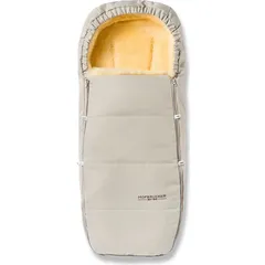 Hofbrucker Lammfell-Fußsack "Alaska" in Beige - (L)95 x (B)34 cm