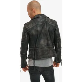 trueprodigy Bryan Lederjacke Schwarz XL