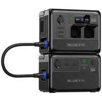 BLUETTI Stromerzeuger AC60 +B80 600W/ 1209 Wh Tragbare Powerstation kit, Schutzart IP65 für Wasser- und Staubschutz