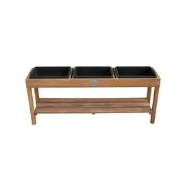 Axi Aktivitäten-Tisch braun B/H/L: ca. 124x50x27 cm - Braun, Schwarz