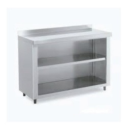 Offener Hängeschrank mit Regal 1400x600x850 satiniert - INSEHOST