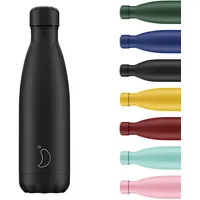 Chilly's Monochrome Isolierflasche 750 ml, Schwarz