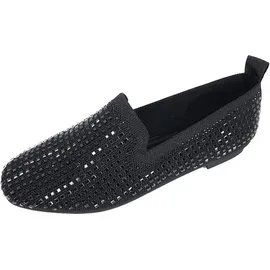 La Strada Slipper Slipper Textil - Schwarz