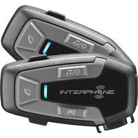 Interphone U-com 6r Kommunikationssystem Doppelset Schwarz