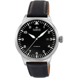 Dugena Herren-Armbanduhr Kappa 7 Airtrip, Automatik, Edelstahlgehäuse, Saphirgla