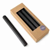 Boltze Stabkerze Classic 25 cm Schwarz