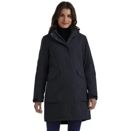 KILLTEC Damen Parka/Mantel wasserdicht mit abzippbarer Kapuze Damen, Funktionsparka, dunkelnavy, 38, 43284-000