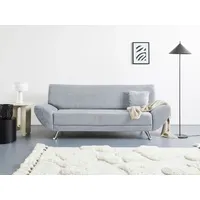Home Affaire 3-Sitzer HOME AFFAIRE "Saltare elegant & komfortabel, toller Designfuß, bequem, Breite 205cm", grau (grau, blau), B:205cm H:78cm T:82cm, 100% Polyester, Sofas