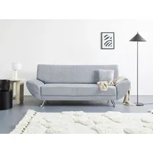 Home Affaire 3-Sitzer HOME AFFAIRE "Saltare elegant & komfortabel, toller Designfuß, bequem, Breite 205cm", grau (grau, blau), B:205cm H:78cm T:82cm, 100% Polyester, Sofas