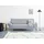 Home Affaire 3-Sitzer HOME AFFAIRE "Saltare elegant & komfortabel, toller Designfuß, bequem, Breite 205cm", grau (grau, blau), B:205cm H:78cm T:82cm, 100% Polyester, Sofas