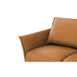 KOINOR Sofa Leder 2-Sitzer Gelb