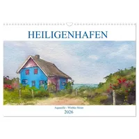Calvendo Heiligenhafen in Aquarell (Wandkalender 2026 DIN A3 quer),