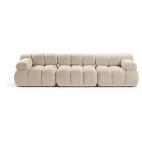 Micadoni Sofa Bellis, modular 3-Sitzer beige
