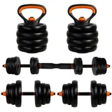 CCLIFE Hantel-Set Hantel Kurzhantel set Dumbbell verstellbar 20/25/30/40kg